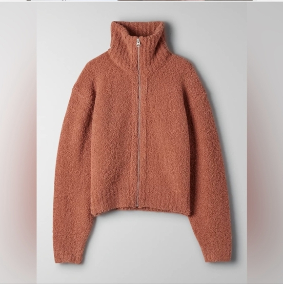 WILFRED Marilyn Sweater Alpaca Orange Wool Artitzia - Picture 5 of 11